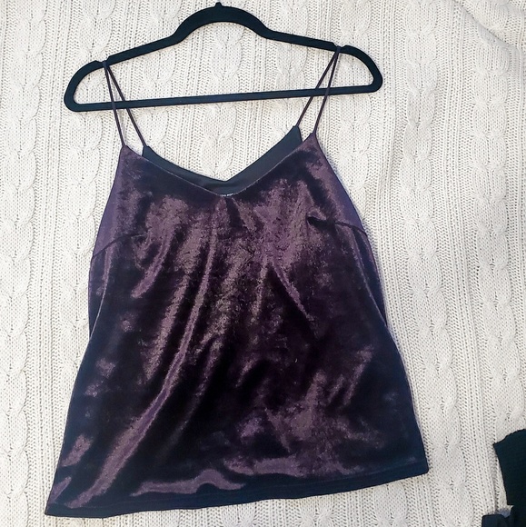 NWOT Vero Moda Velvet Tank Top - Picture 2 of 2